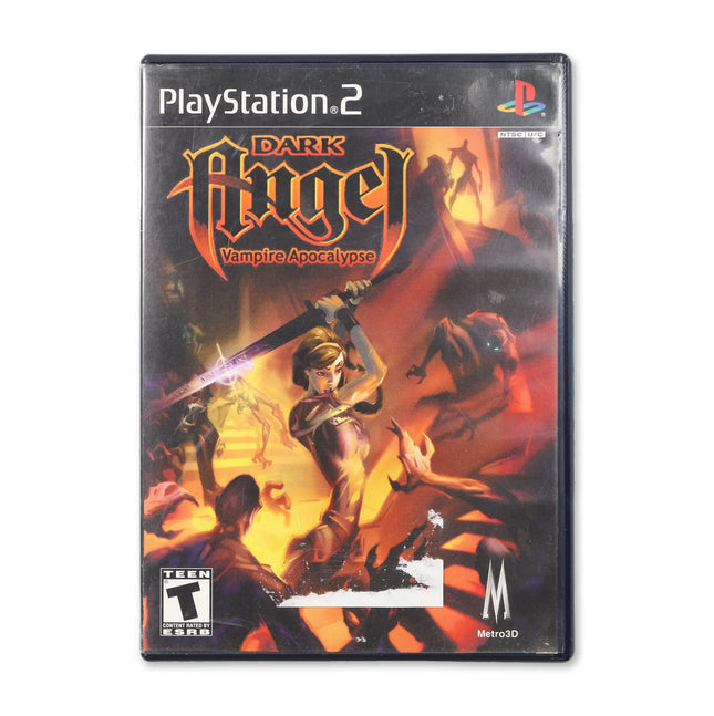 Dark Angel Vampire Apocalypse for Sony PlayStation 2 - Case front cover - Complete in box or case and game.
