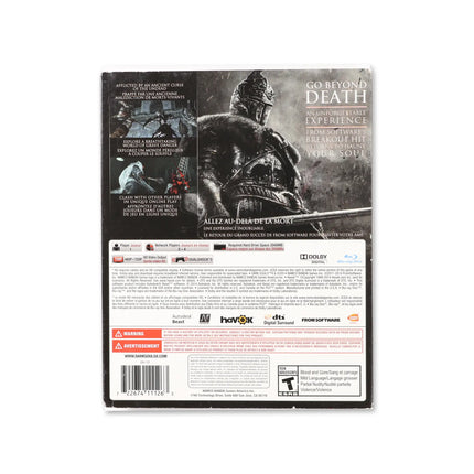 Dark Souls II [Black Armor Edition] for PlayStation 3 - Box back - Product gallery.