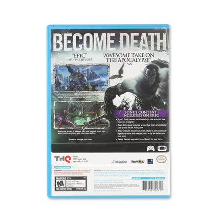 Darksiders II for Wii U - Box back - Product gallery.