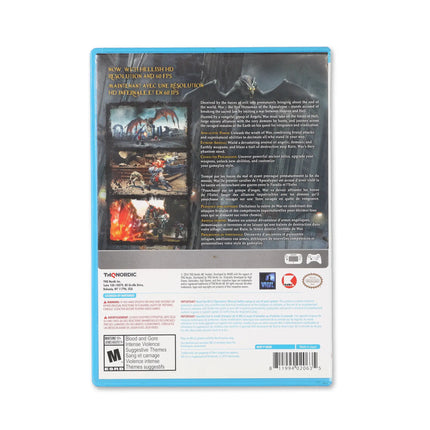 Darksiders: Warmastered Edition for Wii U - Box back - Product gallery.