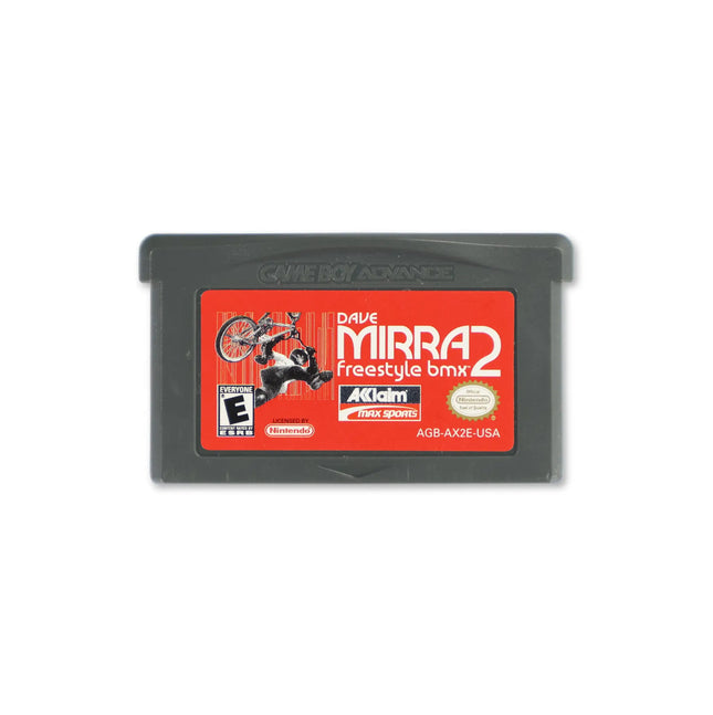 Dave Mirra Freestyle BMX 2 for Nintendo Game Boy Advance - Cartridge front with label - Game only.
