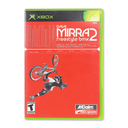 Dave Mirra Freestyle BMX 2 for Microsoft Xbox - Case front cover - Complete in box or case and game.