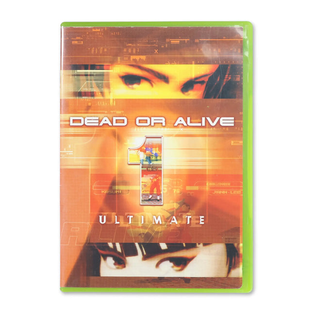 Dead or Alive 1 Ultimate for Microsoft Xbox - Case front cover - Complete in box or case and game.