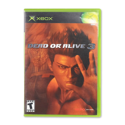 Dead or Alive 3 for Microsoft Xbox - Case front cover - Complete in box or case and game.