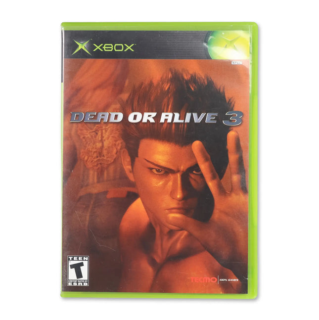 Dead or Alive 3 for Microsoft Xbox - Case front cover - Complete in box or case and game.
