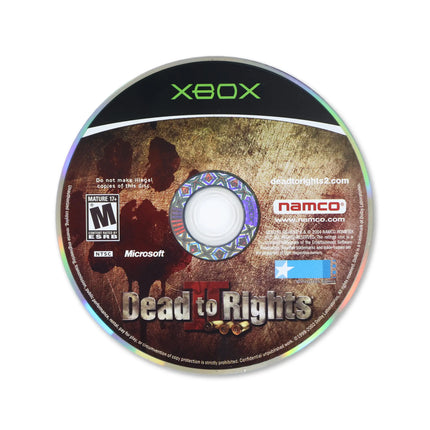 Dead to Rights 2 for Microsoft Xbox - Disc front with label - Game only.