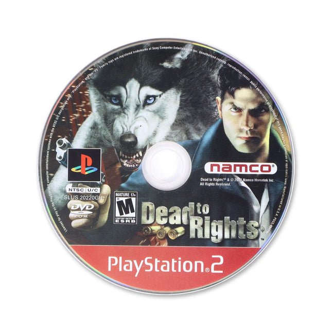 Dead to Rights [Greatest Hits] for Sony PlayStation 2 - Disc front with label - Game only.