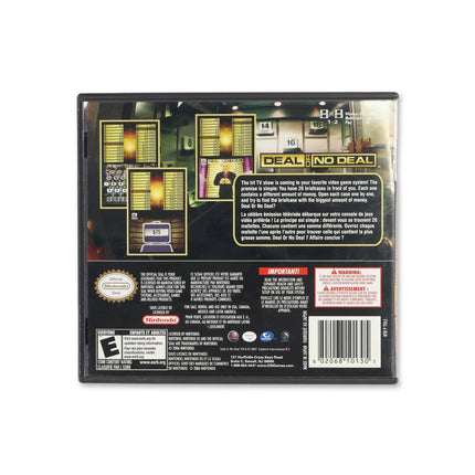 Deal or No Deal for Nintendo DS - Box back - Product gallery.
