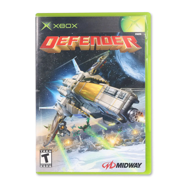 Defender for Microsoft Xbox - Case front cover - Complete in box or case and game.