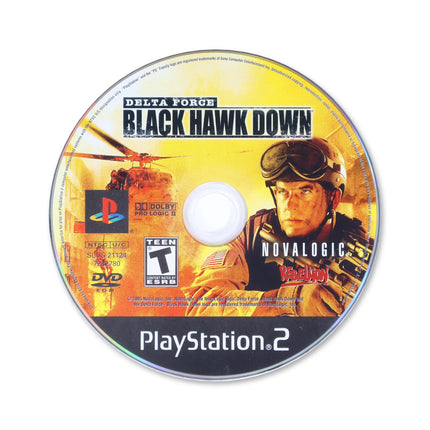 Delta Force Black Hawk Down for Sony PlayStation 2 - Disc front with label - Game only.