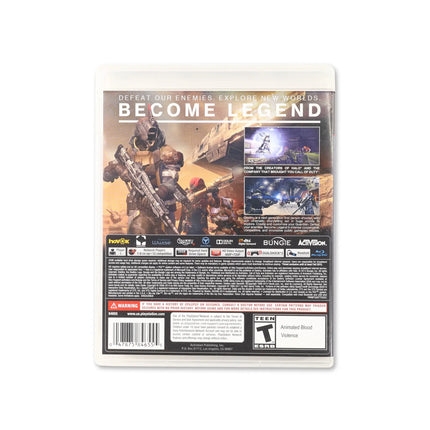 Destiny for PlayStation 3 - Box back - Product gallery.