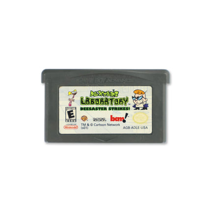 Dexter's Laboratory Deesaster Strikes for Nintendo Game Boy Advance - Cartridge front with label - Game only.