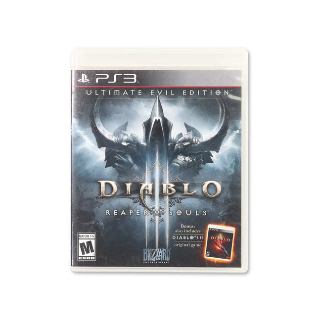 Diablo 3 Reaper Of Souls [Ultimate Evil Edition] for PlayStation 3 - Box front - Complete in box or box and game.