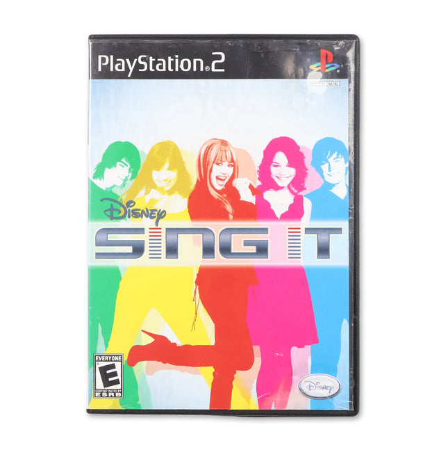 Disney Sing It for Sony PlayStation 2 - Case front cover - Complete in box or case and game.