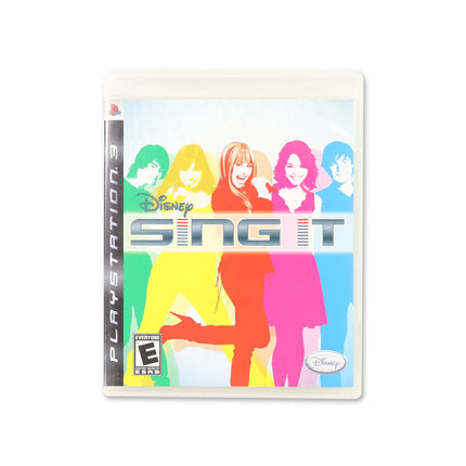 Disney Sing It for PlayStation 3 - Box front - Complete in box or box and game.