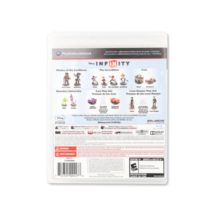 Disney infinity for PlayStation 3 - Box back - Product gallery.