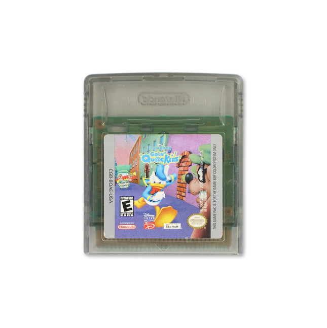 Donald Duck Going Quackers-GBC-Cartridge-Front