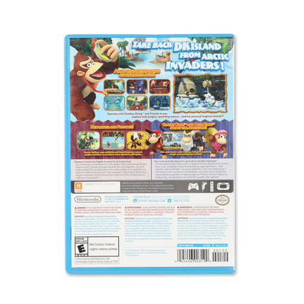 Donkey Kong Country: Tropical Freeze for Wii U - Box back - Product gallery.