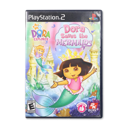 Dora the Explorer Dora Saves the Mermaids for Sony PlayStation 2 - Case front cover - Complete in box or case and game.