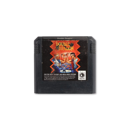 Double Dragon for Sega Genesis - Cartridge front with label - Game only.