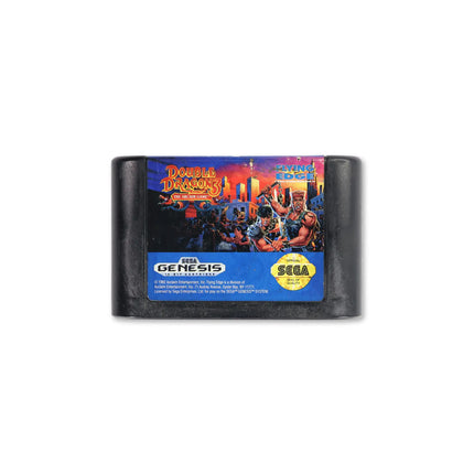 Double Dragon III The Arcade Game for Sega Genesis - Cartridge front with label - Game only.