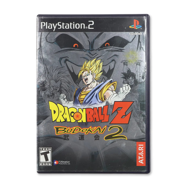 Dragon Ball Z Budokai 2 for Sony PlayStation 2 - Case front cover - Complete in box or case and game.