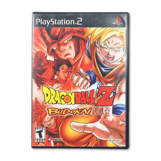 Dragon Ball Z Budokai for Sony PlayStation 2 - Case front cover - Complete in box or case and game.