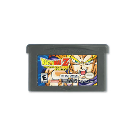 Dragon Ball Z Legacy of Goku for Nintendo Game Boy Advance - Cartridge front with label - Game only.