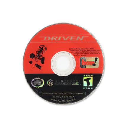 Driven for Nintendo GameCube - Disc front with label - Game only.