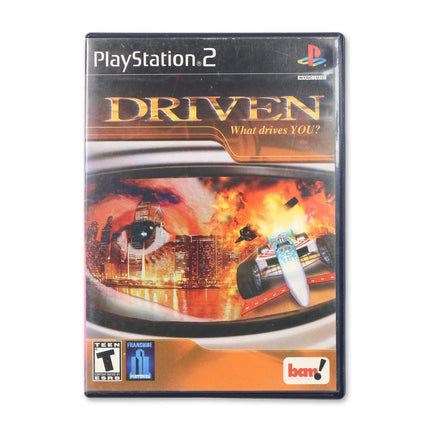 Driven for Sony PlayStation 2 - Case front cover - Complete in box or case and game.