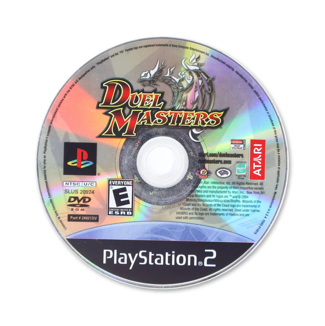 Duel Masters for Sony PlayStation 2 - Disc front with label - Game only.