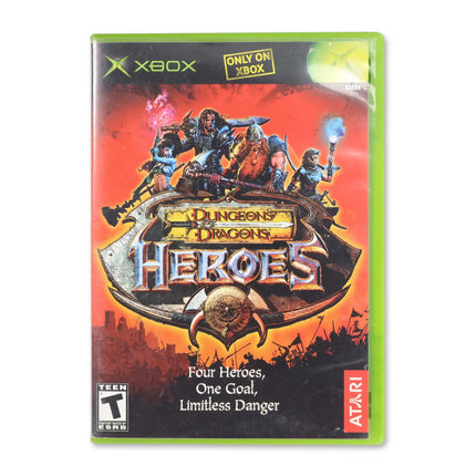 Dungeons & Dragons Heroes for Microsoft Xbox - Case front cover - Complete in box or case and game.