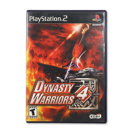 Dynasty Warriors 4 for Sony PlayStation 2 - Case front cover - Complete in box or case and game.
