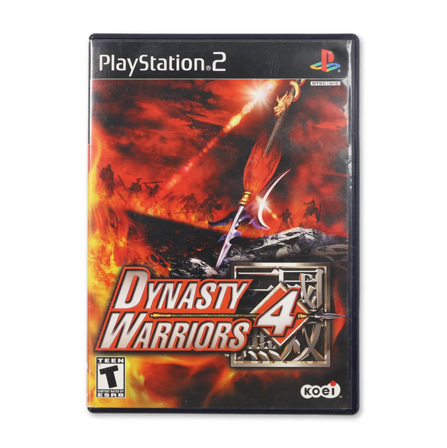 Dynasty Warriors 4 for Sony PlayStation 2 - Case front cover - Complete in box or case and game.