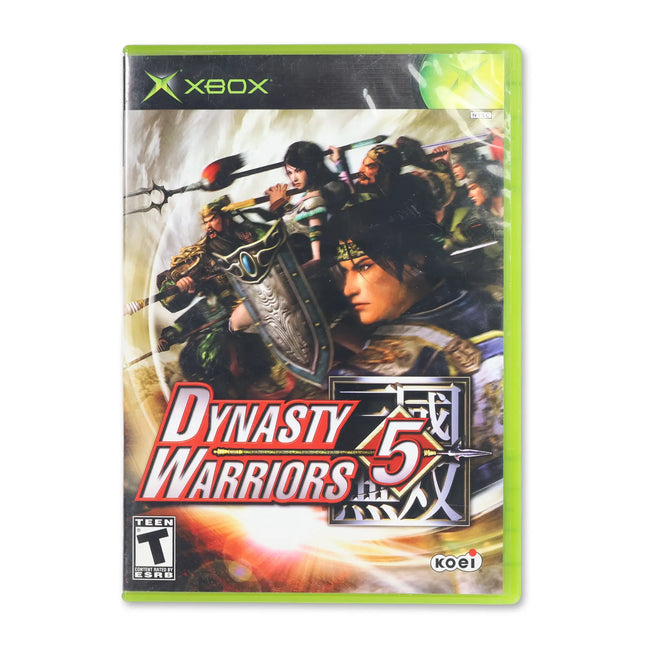 Dynasty Warriors 5 for Microsoft Xbox - Case front cover - Complete in box or case and game.