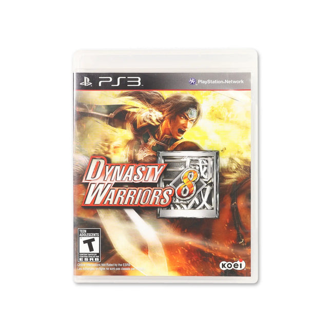 Dynasty Warriors 8 for PlayStation 3 - Box front - Complete in box or box and game.