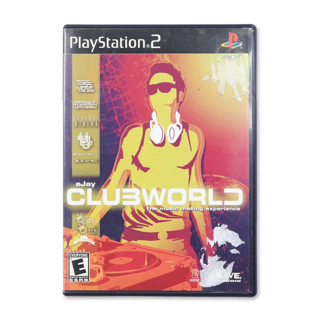 EJay Clubworld for Sony PlayStation 2 - Case front cover - Complete in box or case and game.