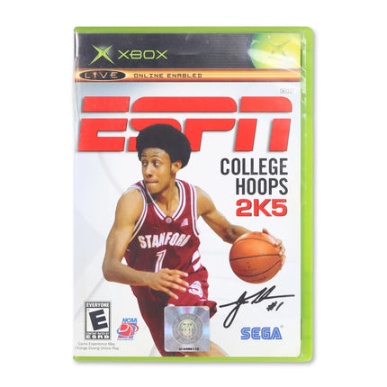 ESPN College Hoops 2K5 for Microsoft Xbox - Case front cover - Complete in box or case and game.