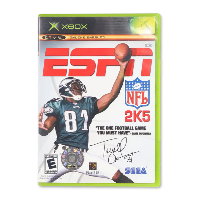 ESPN NFL 2K5 for Microsoft Xbox - Case front cover - Complete in box or case and game.