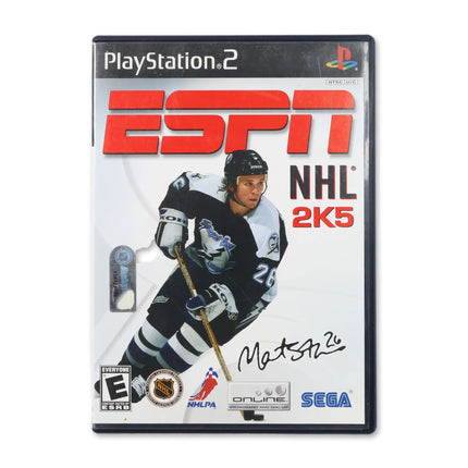 ESPN NHL 2K5 for Sony PlayStation 2 - Case front cover - Complete in box or case and game.