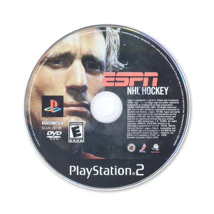ESPN NHL Hockey for Sony PlayStation 2 - Disc front with label - Game only.