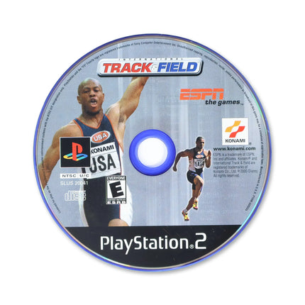 ESPN Track and Field for Sony PlayStation 2 - Disc front with label - Game only.