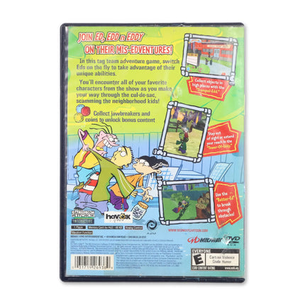 Ed Edd N Eddy Mis-Edventures for Sony PlayStation 2 - Case back cover - Product gallery.