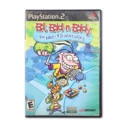 Ed Edd N Eddy Mis-Edventures for Sony PlayStation 2 - Case front cover - Complete in box or case and game.