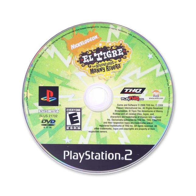 El Tigre for Sony PlayStation 2 - Disc front with label - Game only.