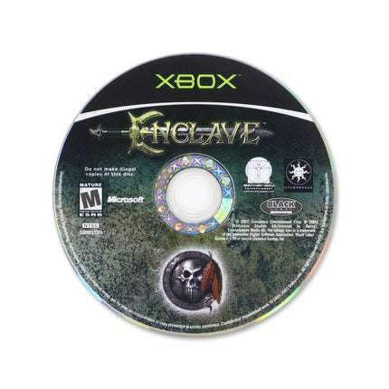 Enclave for Microsoft Xbox - Disc front with label - Game only.