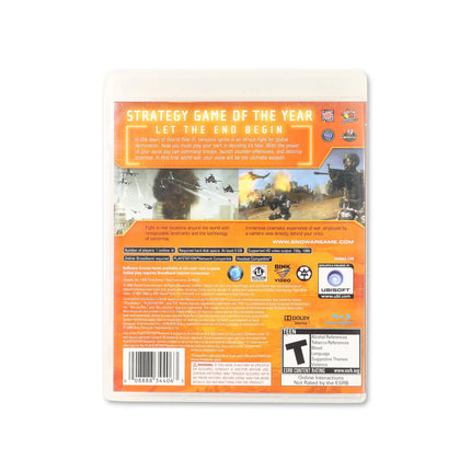 End War for PlayStation 3 - Box back - Product gallery.