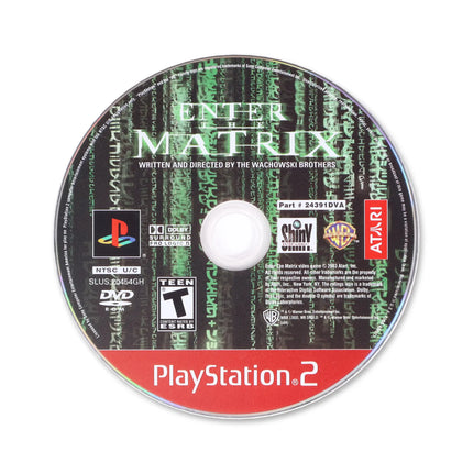 Enter the Matrix [Greatest Hits] for Sony PlayStation 2 - Disc front with label - Game only.