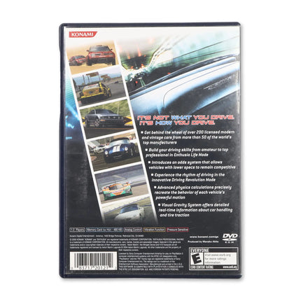 Enthusia Professional Racing for Sony PlayStation 2 - Case back cover - Product gallery.