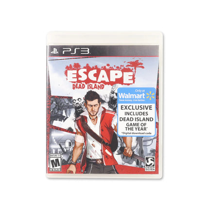 Escape Dead Island [Walmart] for PlayStation 3 - Box front - Complete in box or box and game.